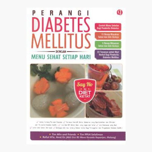 Perangi diabetes melitus : dengan menu sehat setiap hari