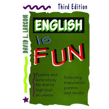 English is fun Third Edition : puzzles and work study for mid to high level students