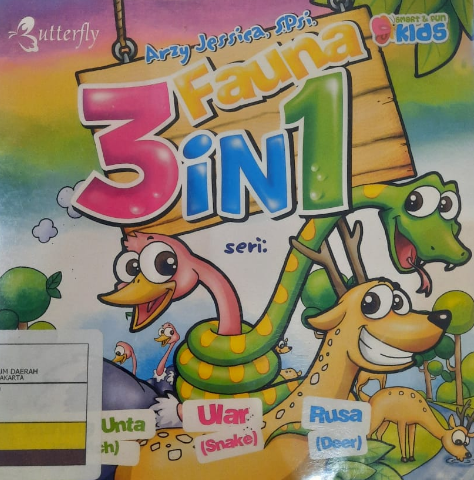 Fauna 3 in 1 : Burung Unta (Ostrich), Ular (Snake), Rusa (Deer)