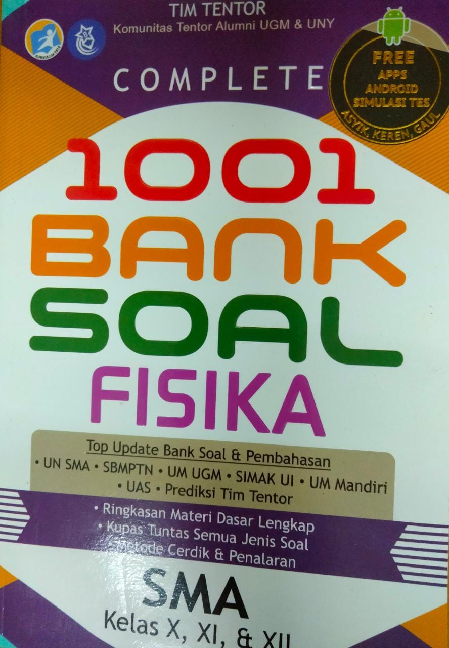 Complete 1001 bank soal kimia SMA kelas X, XI dan XII