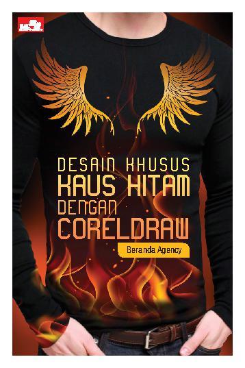 Desain khusus kaus hitam dengan Coreldraw
