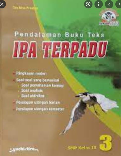 Pendalaman buku teks IPA Terpadu 3 : SMP Kelas IX