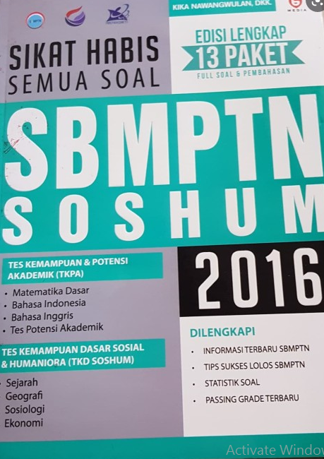 Sikat Habis Semua Soal SBMPTN Soshum 2016