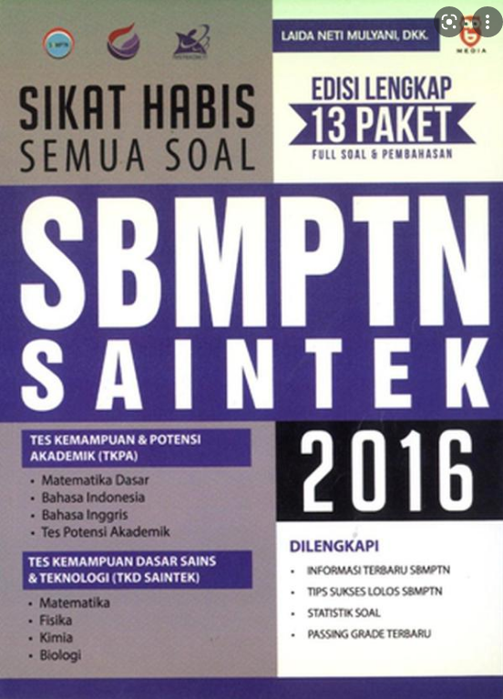 Sikat Habis Semua Soal SBMPTN Saintek 2016