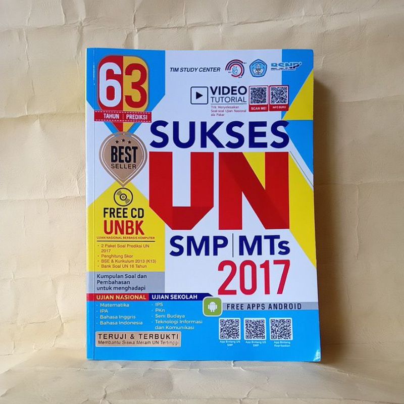 Sukses UN SMP/MTs 2017 / Tim Study Center