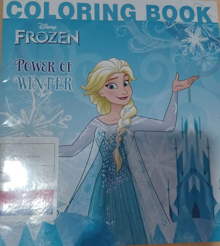 Coloring book : disney frozen power or winter