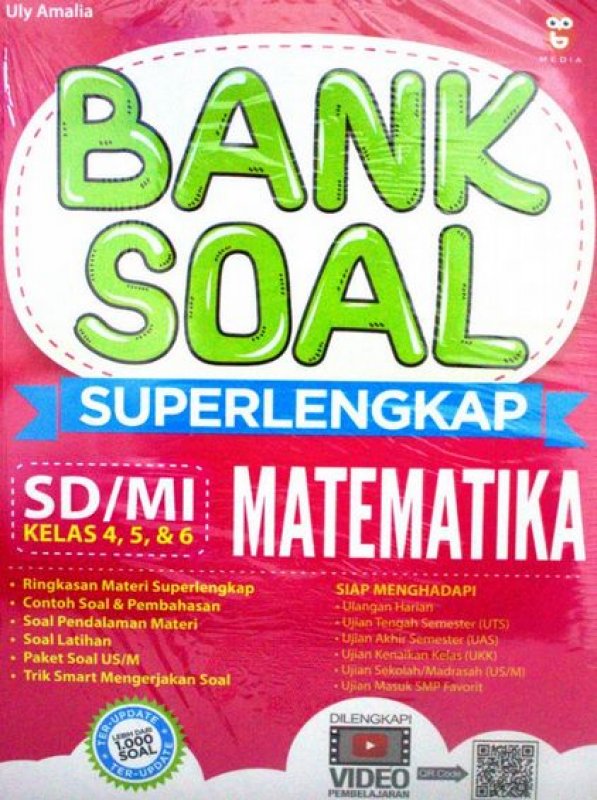 Bank Soal Superlengkap Matematika SD/MI Kelas 4,5, & 6