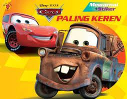 Mewarnai Plus Stiker Cars : Paling Keren