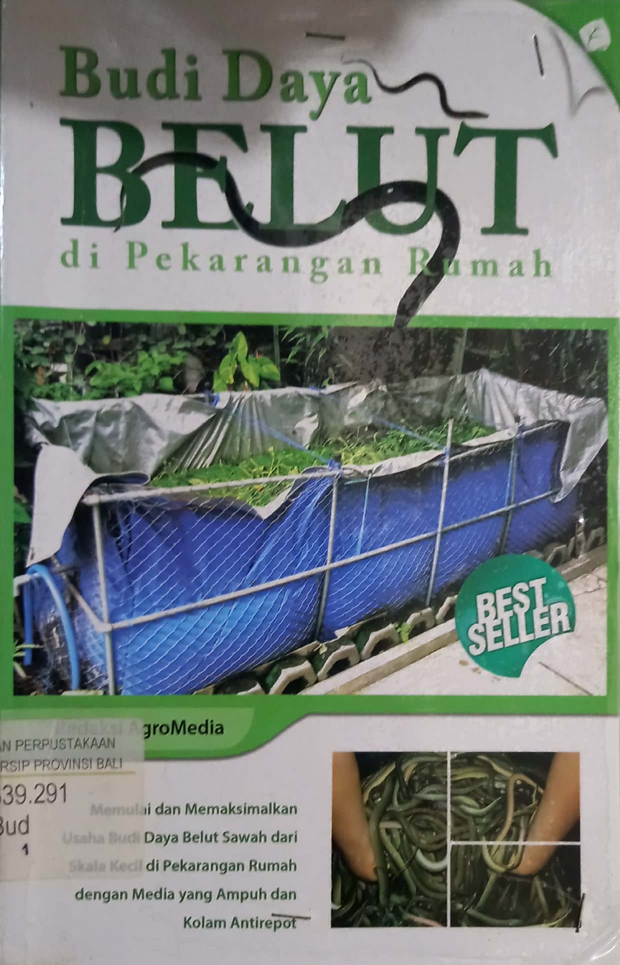 Budi Daya Belut di Pekarangan Rumah / Redaksi AgroMedia ; Penyunting: M. Topan Nixon