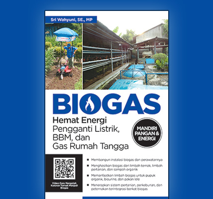 Biogas : hemat energi pengganti listrik, BBM, dan gas rumah tangga