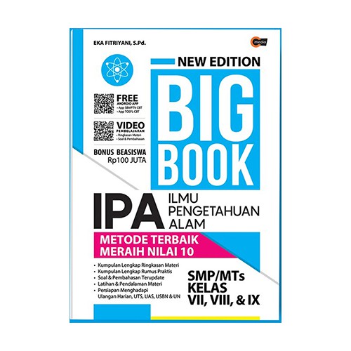 New Edition Big Book Ilmu Pengetahuan Alam SMP/MTs Kelas VII, VIII, & IX