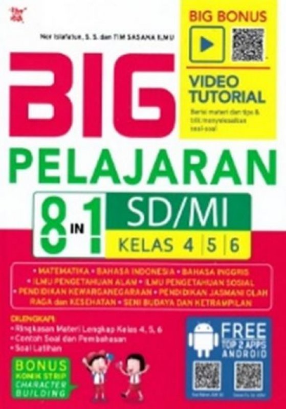 Big Pelajaran 8 in 1 kelas 4, 5, 6 SD/MI