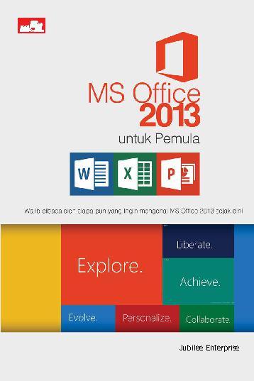 MS Office 2013 untuk Pemula