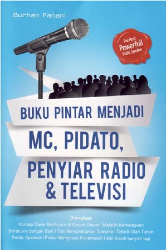 Buku Pintar Menjadi Mc, Pidato, Penyiar Radio & Televisi