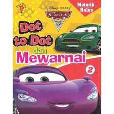 Motorik Halus Dot to Dot dan Mewarnai Cars 2