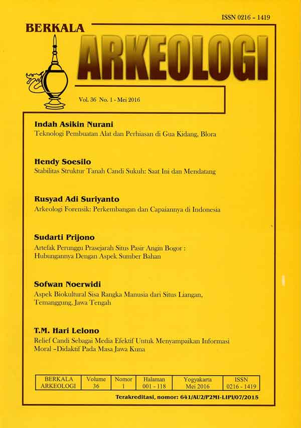 Berkala Arkeologi Vol. 36 No. 1, Mei 2016