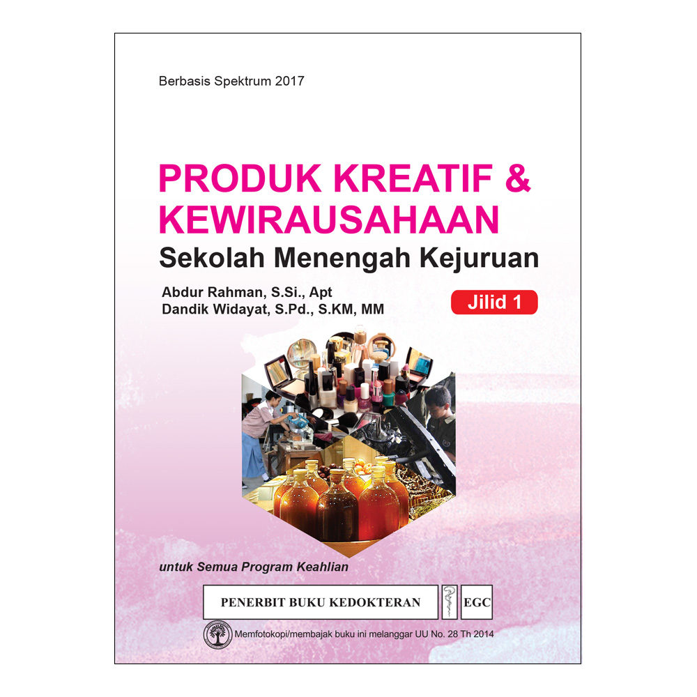 Produk Kreatif Kewirausahaan : Sekolah Menengah Kejuruan - Jilid 1