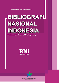 Bibliografi nasional Indonesia = Indonesian national bibliography volume 65 nomor 1 Maret 2017 / Perpustakaan Nasional Republik Indonesia ; editor : Nurwati, Deine Pangalila