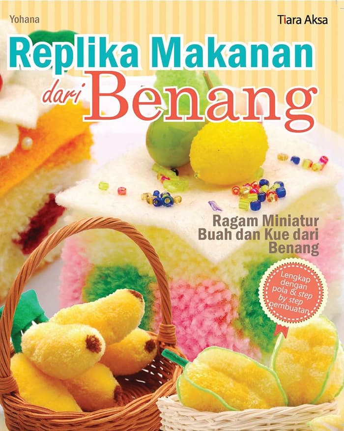 Replipka Makanan Dari Benang : Ragam Miniatur Buah dan Kue Dari Benang