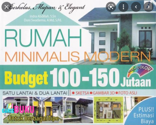 Rumah Minimalis Modern Budget 100-150 Jutaan