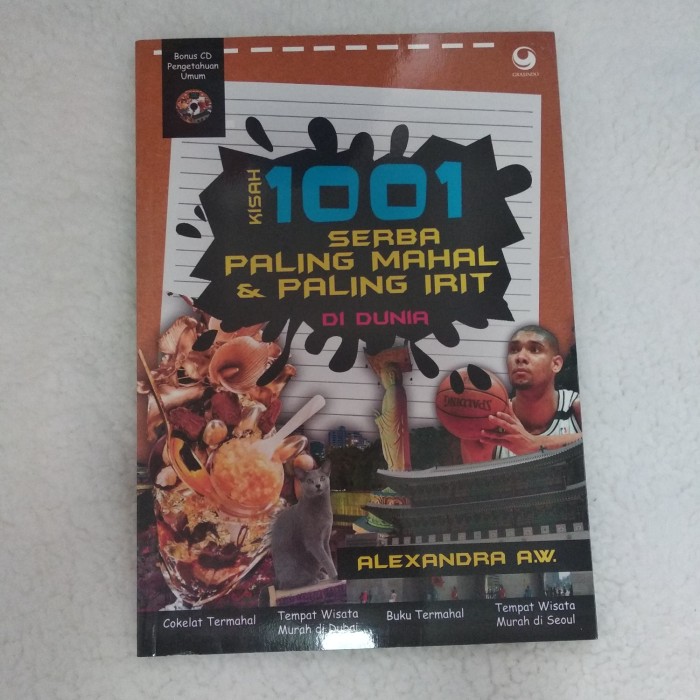 Kisah 1001 Serba Paling Mahal dan Paling Irit di Dunia / Alexandra A.W.