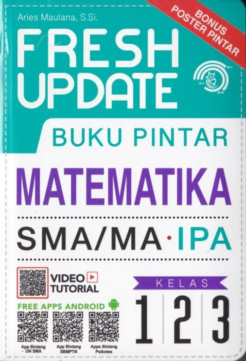 Fresh Update Buku Pintar Matematika SMA/MA IPA Kelas 1, 2, & 3