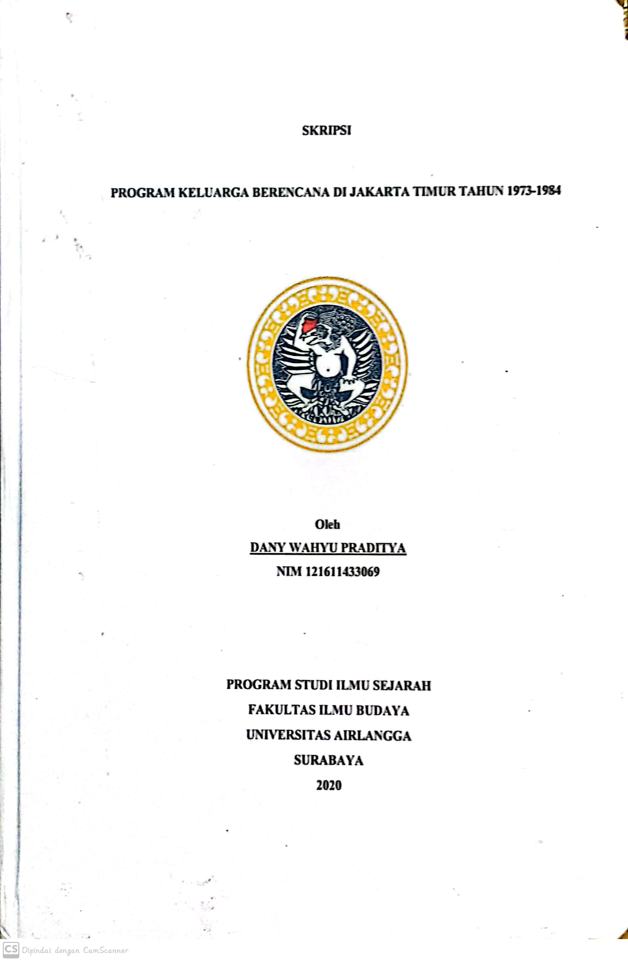 Program Keluarga Berencana di Jakarta Timur Tahun 1973-1984