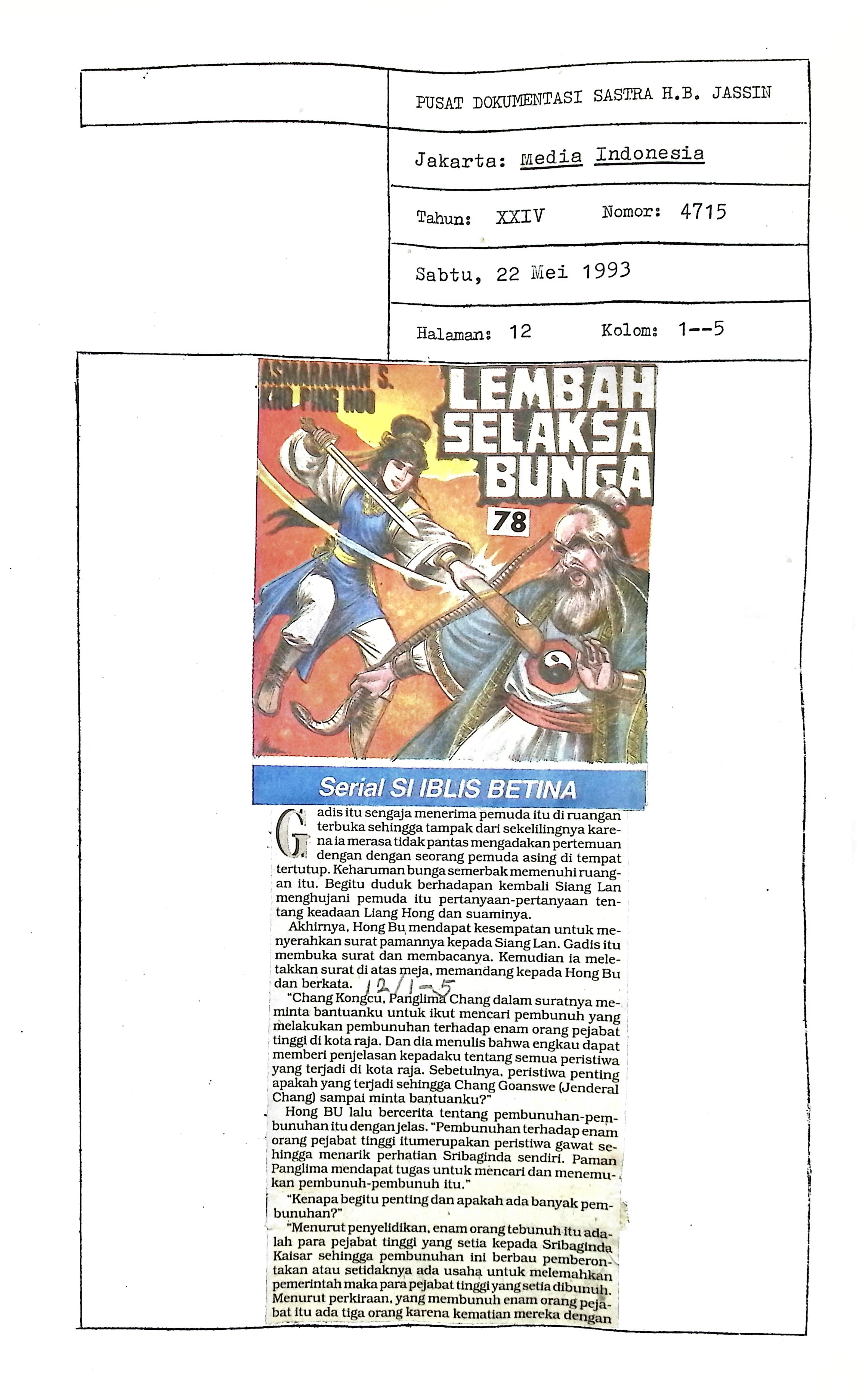 Cerbung, lembah selaksa bunga bagian 78--80