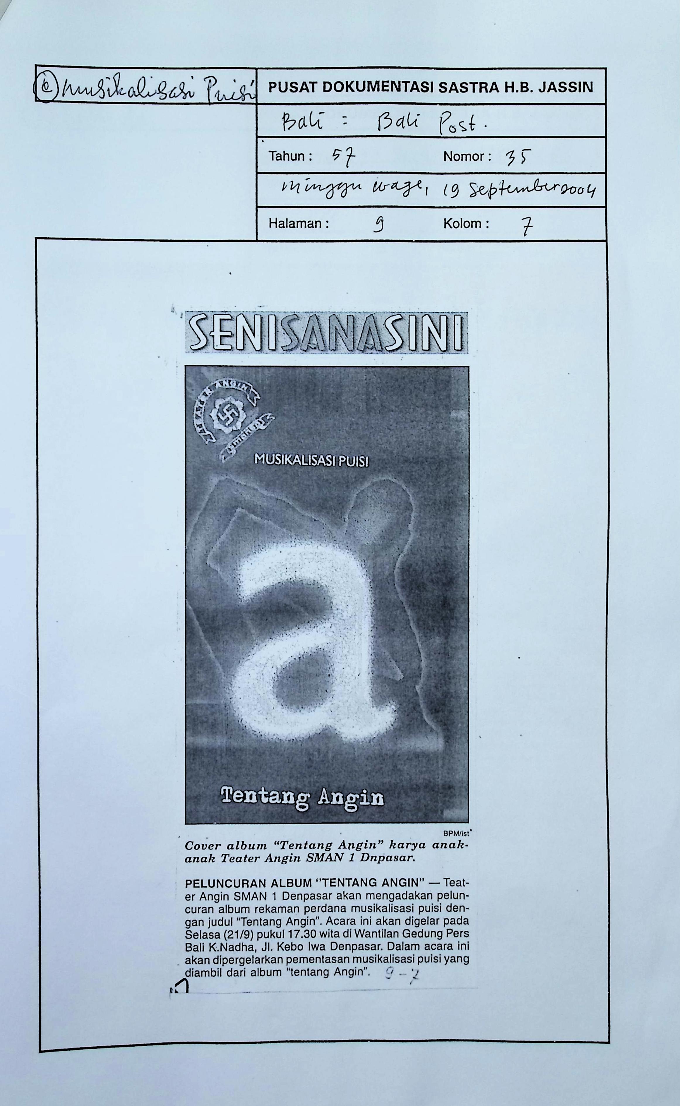 Musikalisasi Puisi