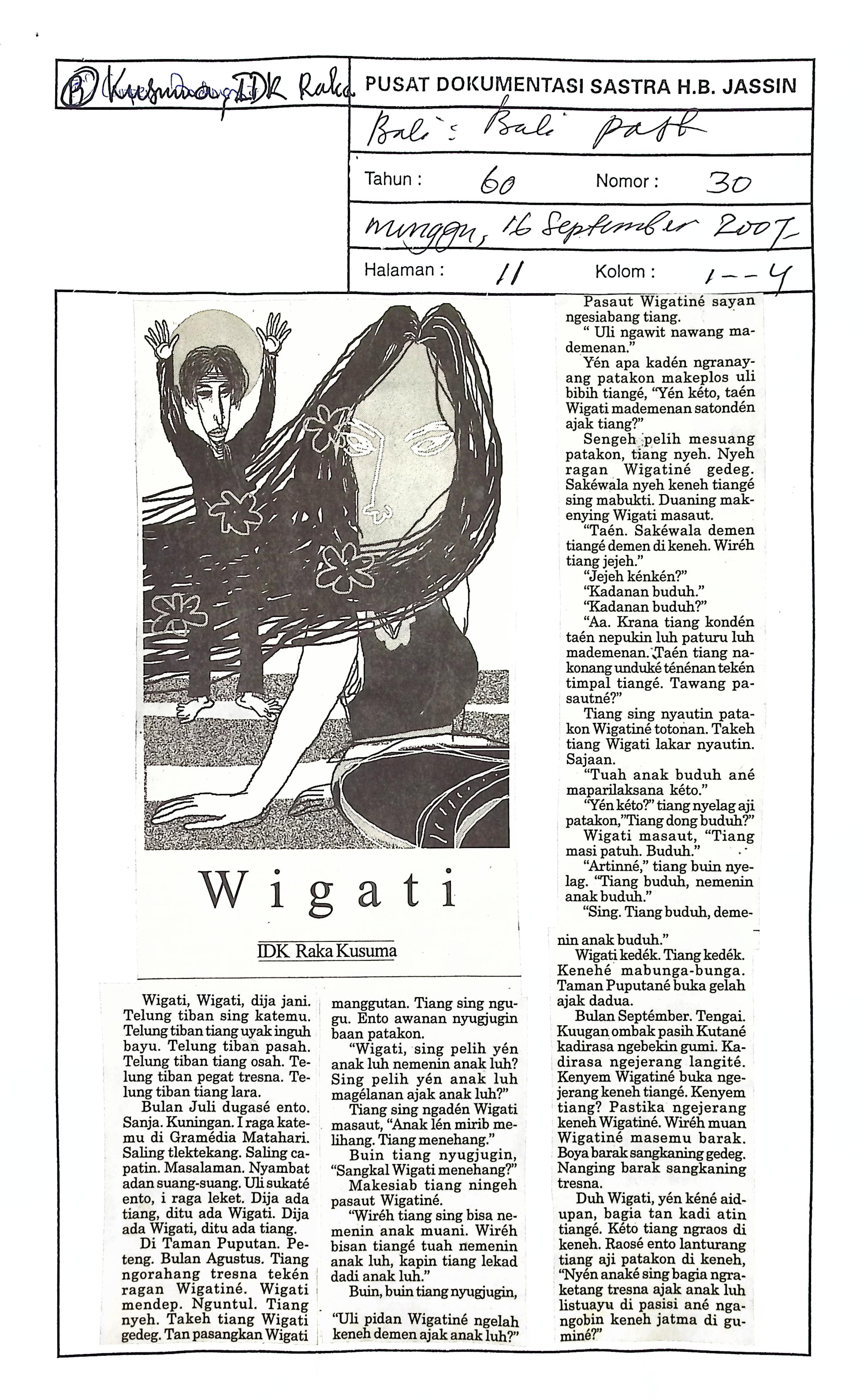 Cerpen Wigati
