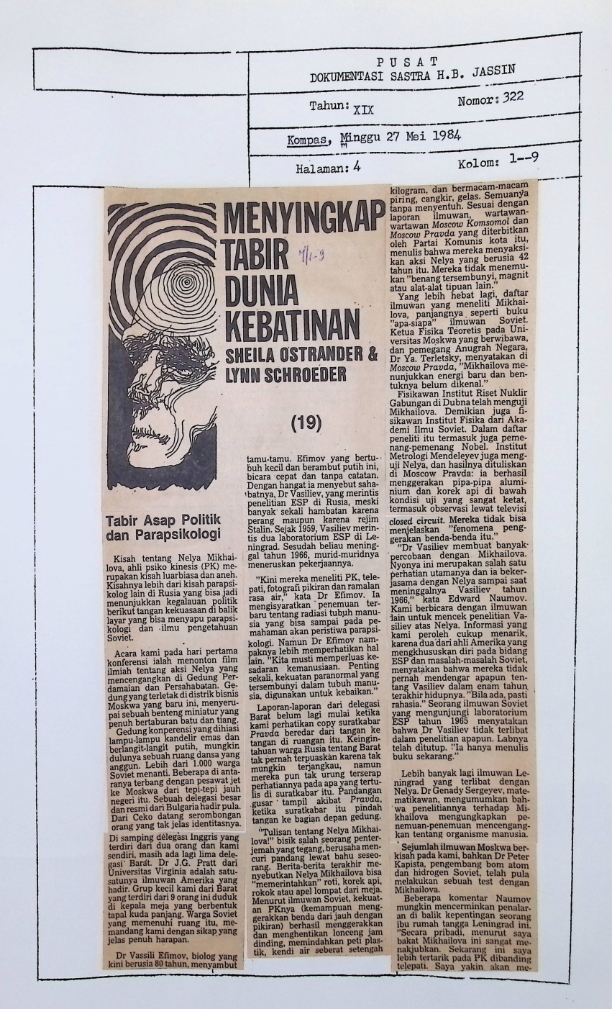 Menyingkap tabir dunia kebatinan - Bagian (19-20)