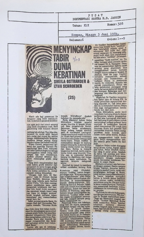 Menyingkap tabir dunia kebatinan - Bagian (25-31)
