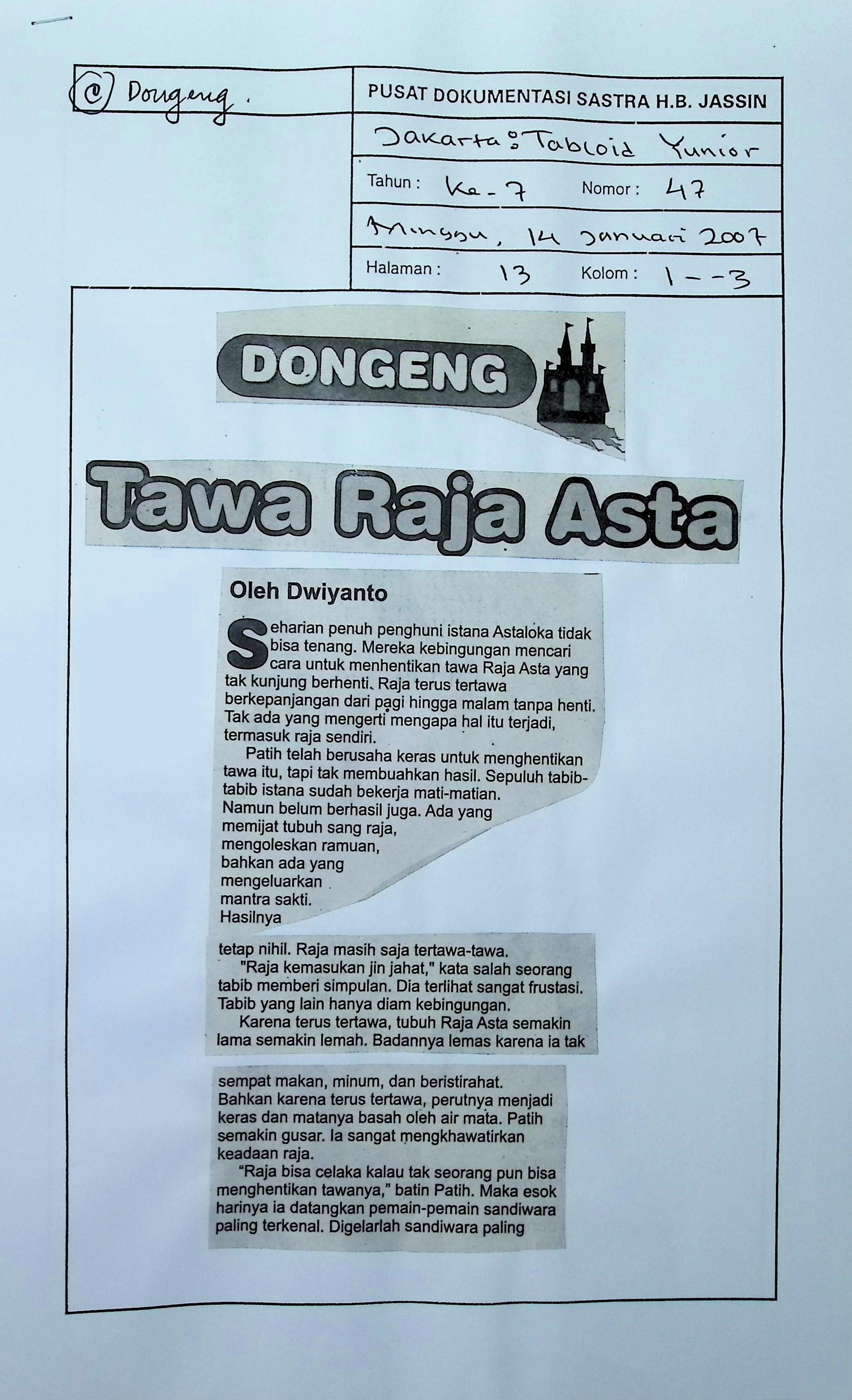 Tawa raja Asta