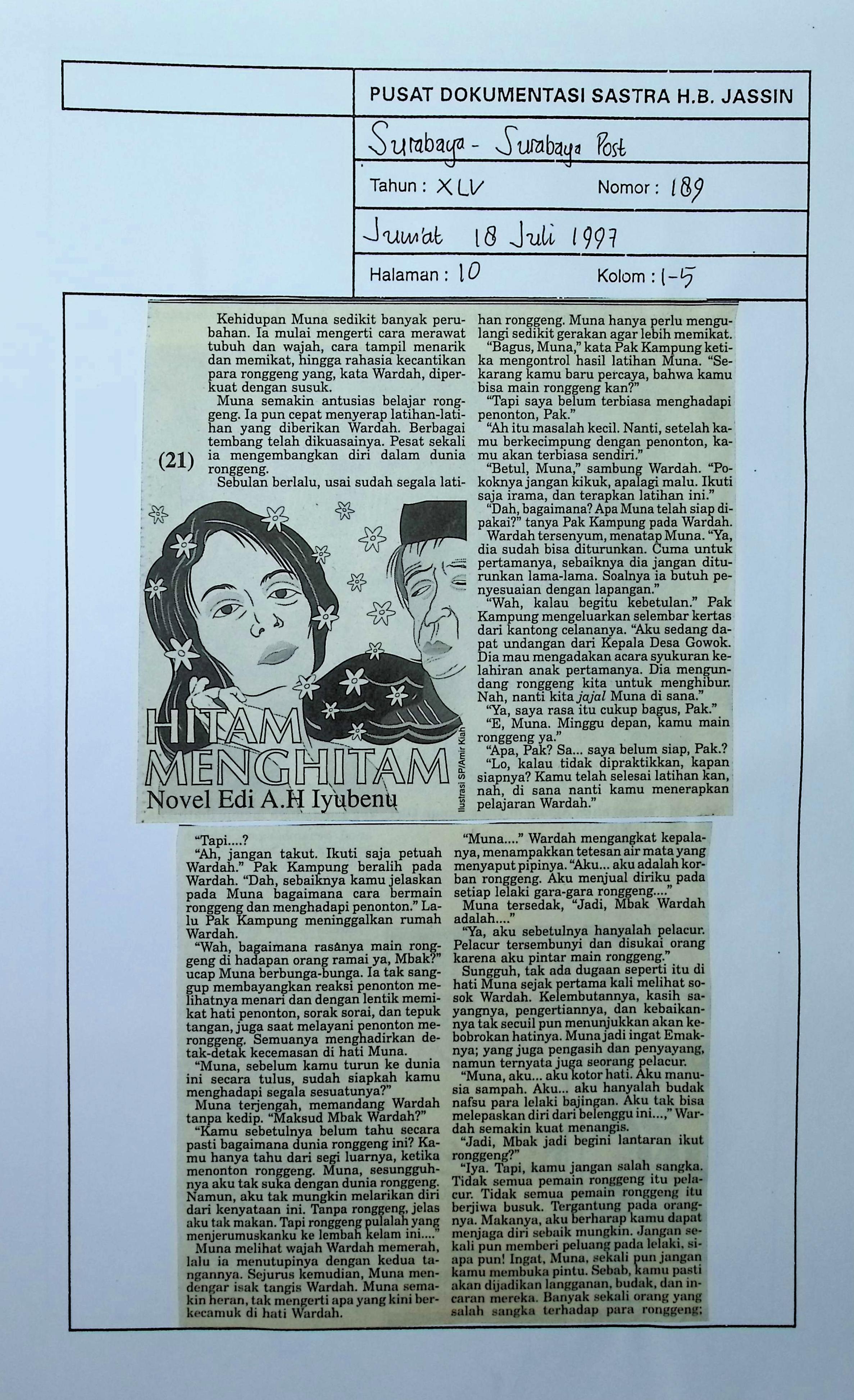 Hitam menghitam. bagian 21