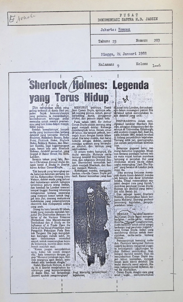 Sherlock Holmes: legenda yang terus hidup