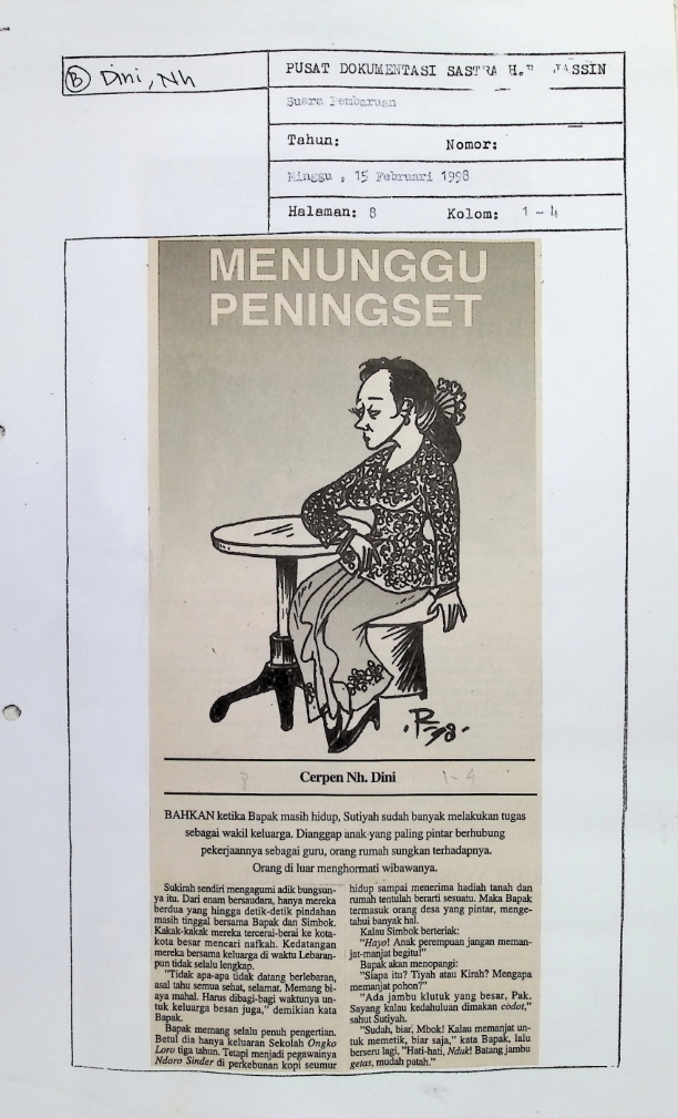 Menunggu peningset