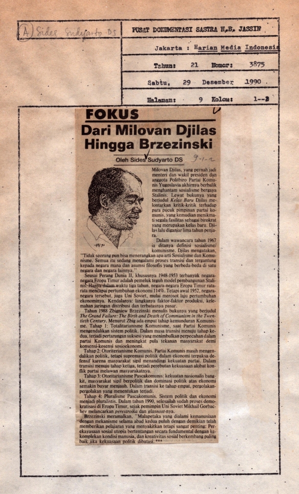 Dari Milovan Djilas hingga Brzezinski