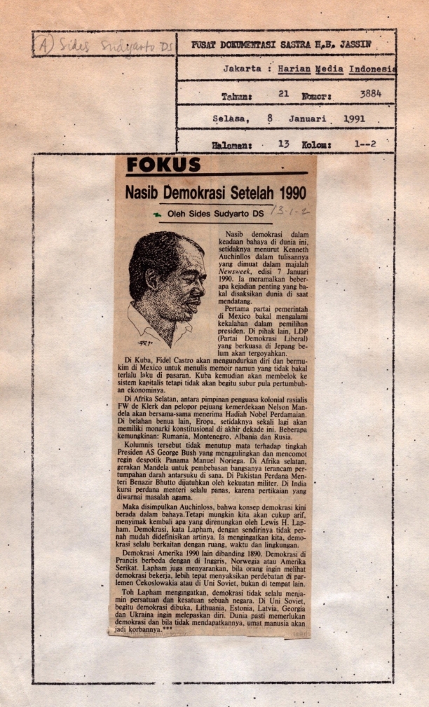 Nasib demokrasi setelah 1990