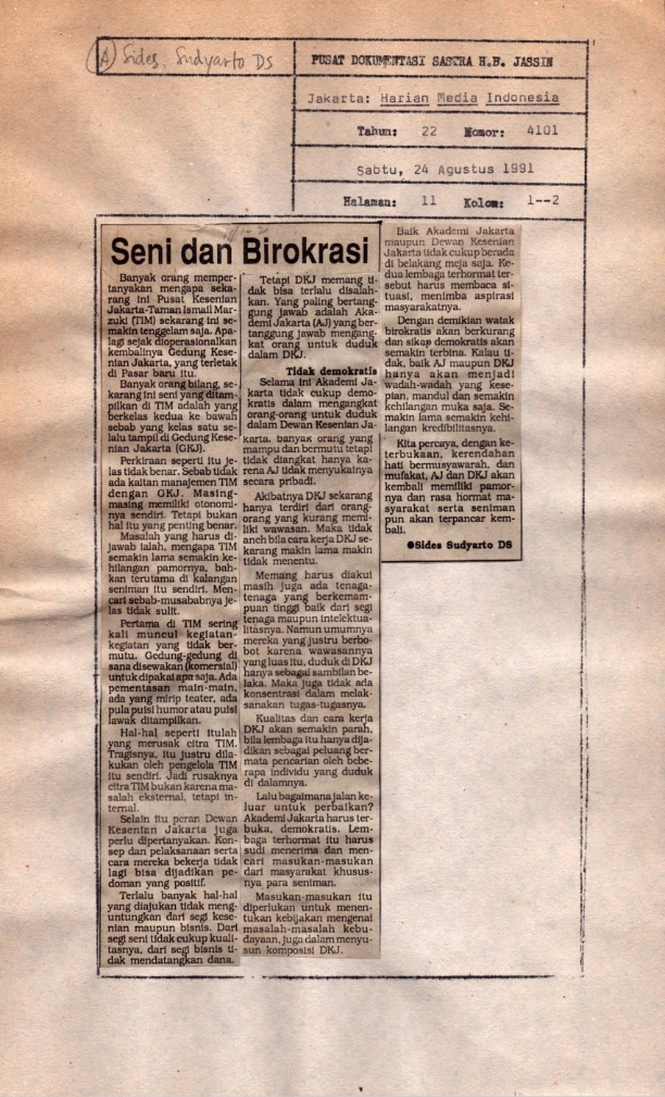Seni dan birokrasi