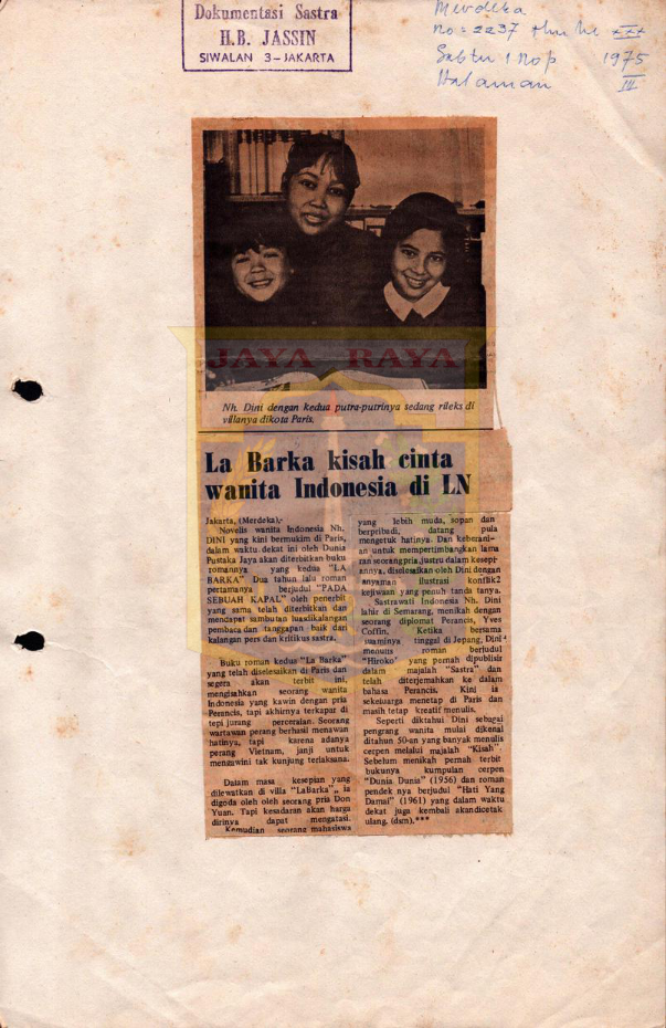 La barka kisah cinta wanita Indonesia di ln
