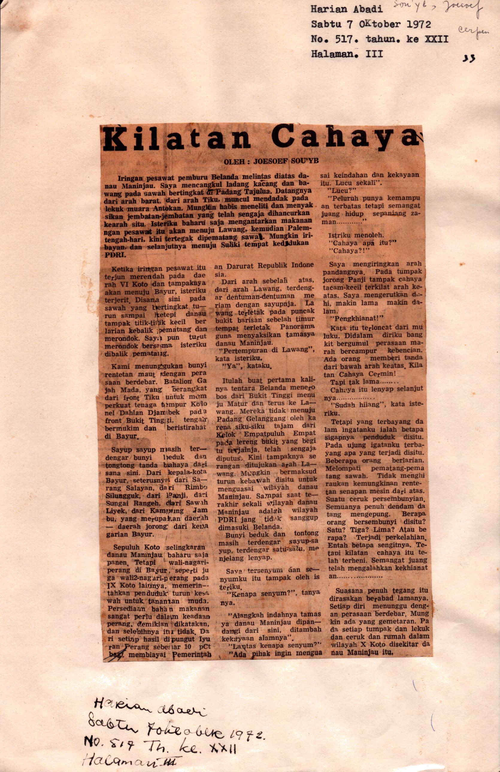 Kilatan Cahaya