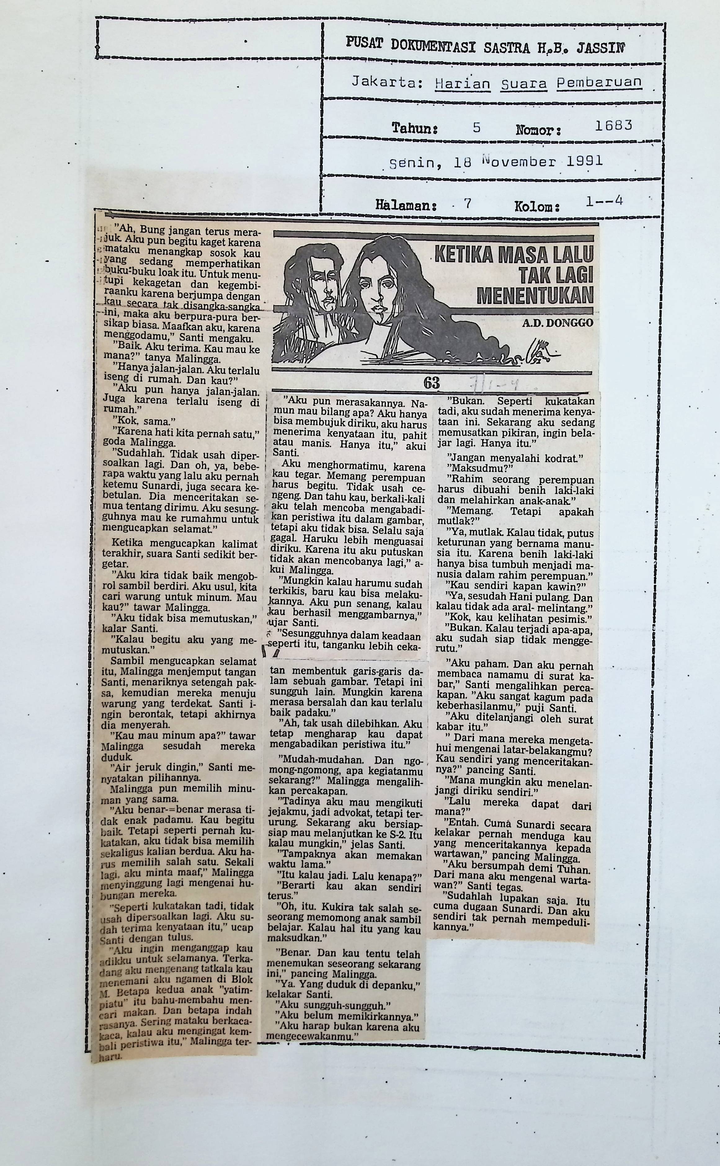 Ketika masa lalu tak lagi menentukan. bagian 63