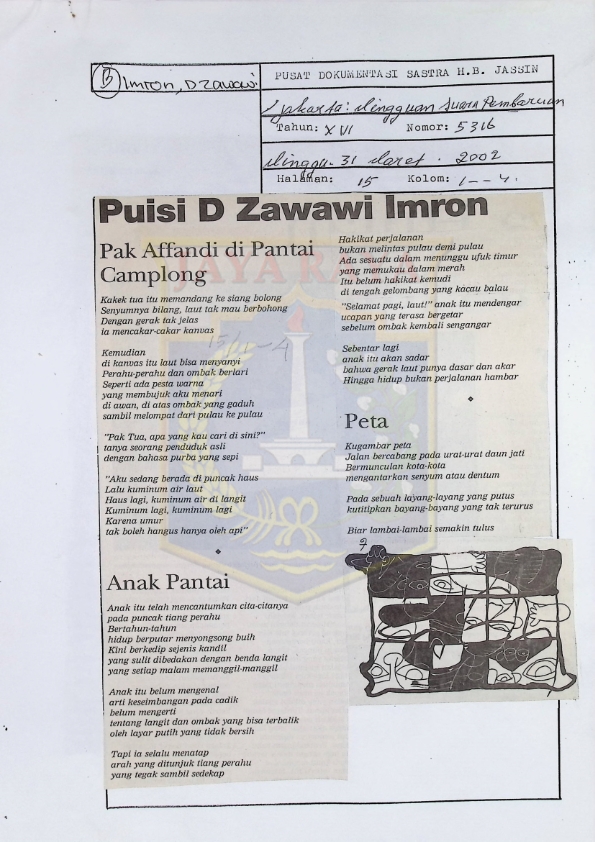 Kumpulan Puisi D. Zawawi Imron