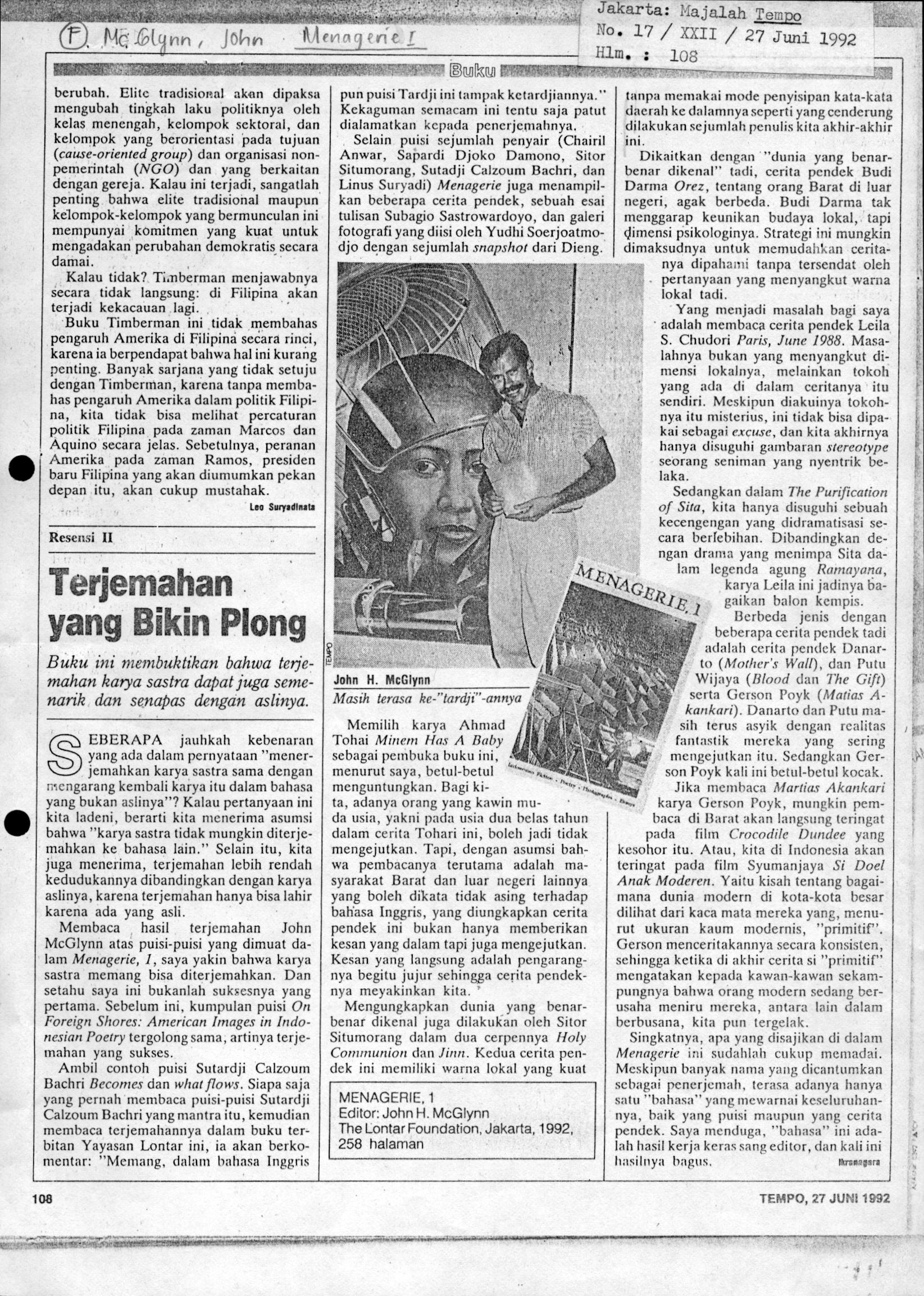 Terjemahan yang bikin plong
