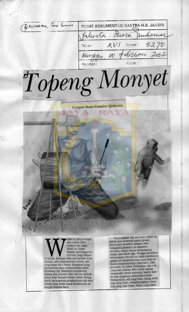 Topeng Monyet