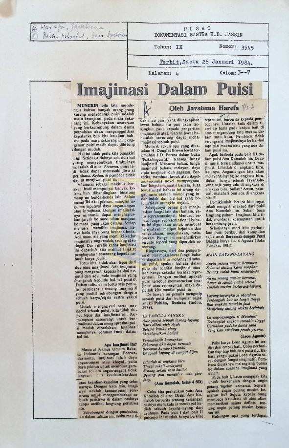 Imajinasi dalam puisi