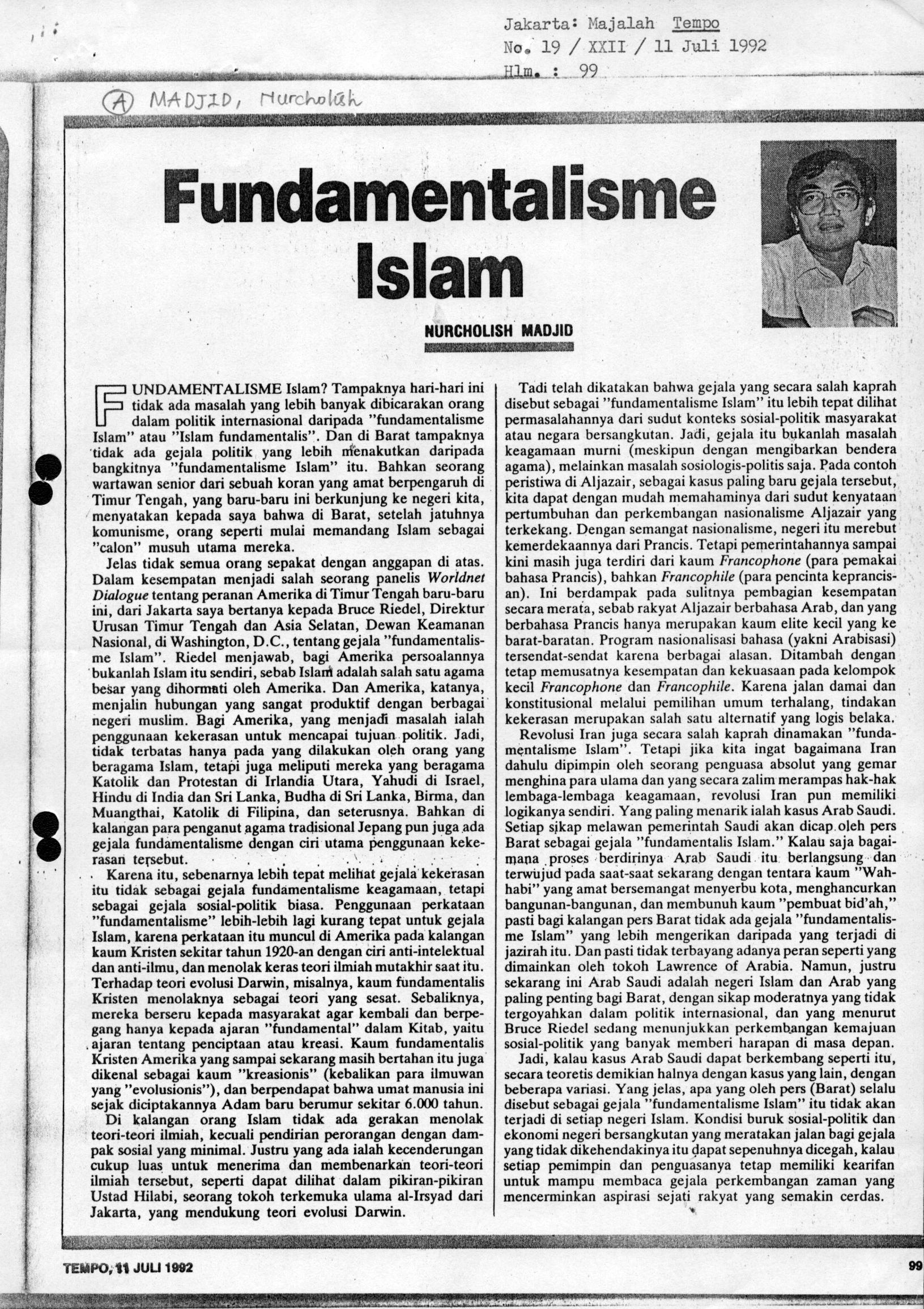 Fundamentalisme Islam