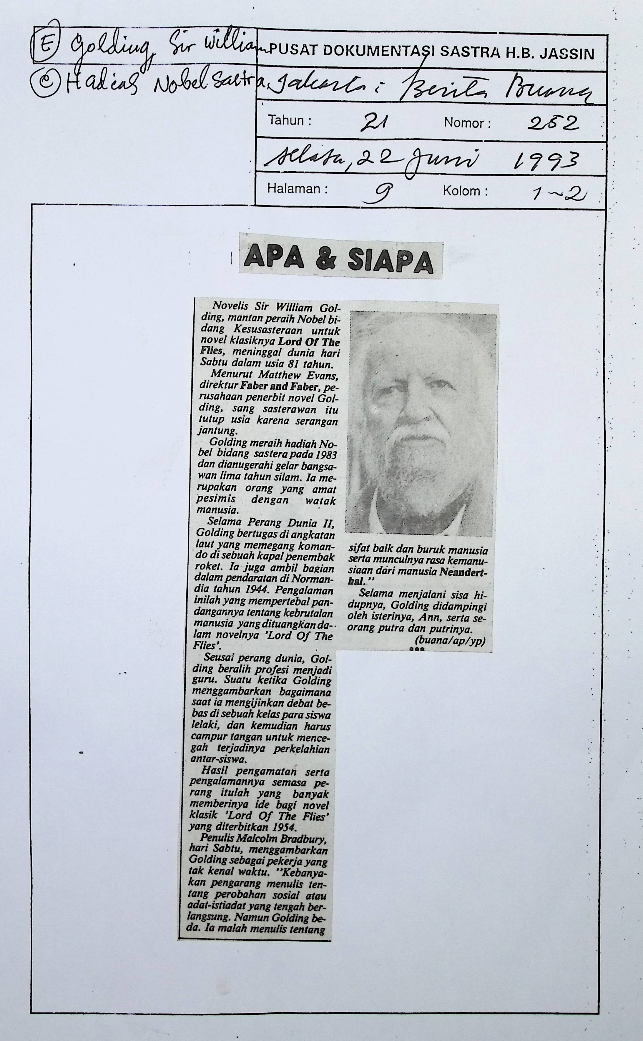 Apa dan siapa