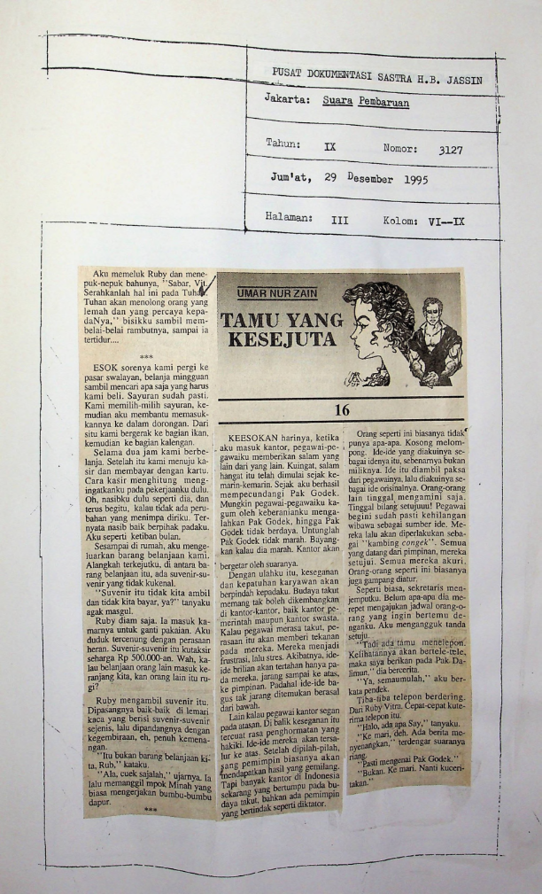 Tamu yang kesejuta - (bagian 16)