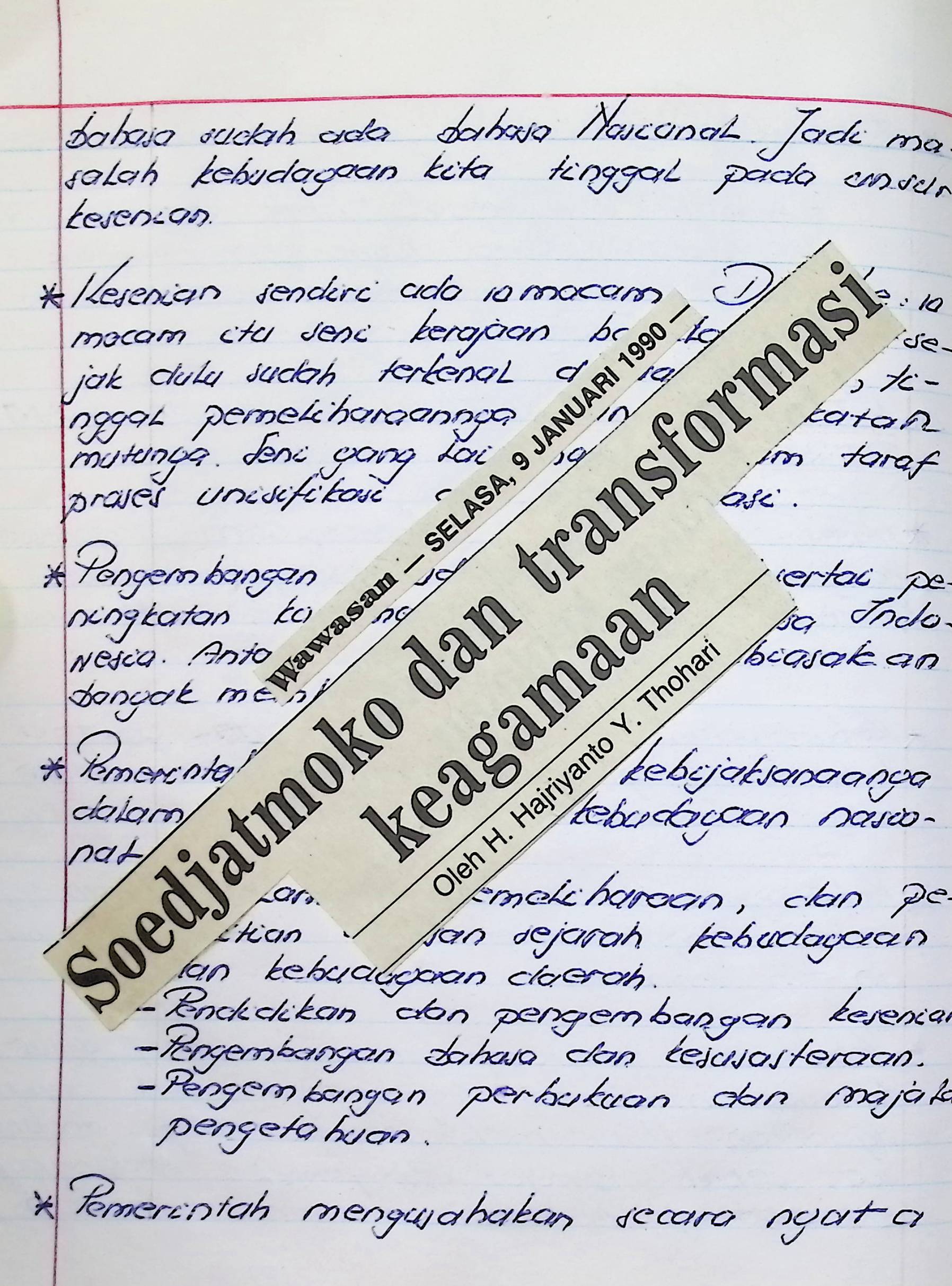 Soedjatmoko dan transformasi keagamaan